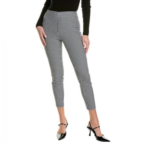 Rag and Bone Simone Gingham Pants checkered zipper pockets 10 academia preppy - Picture 1 of 16